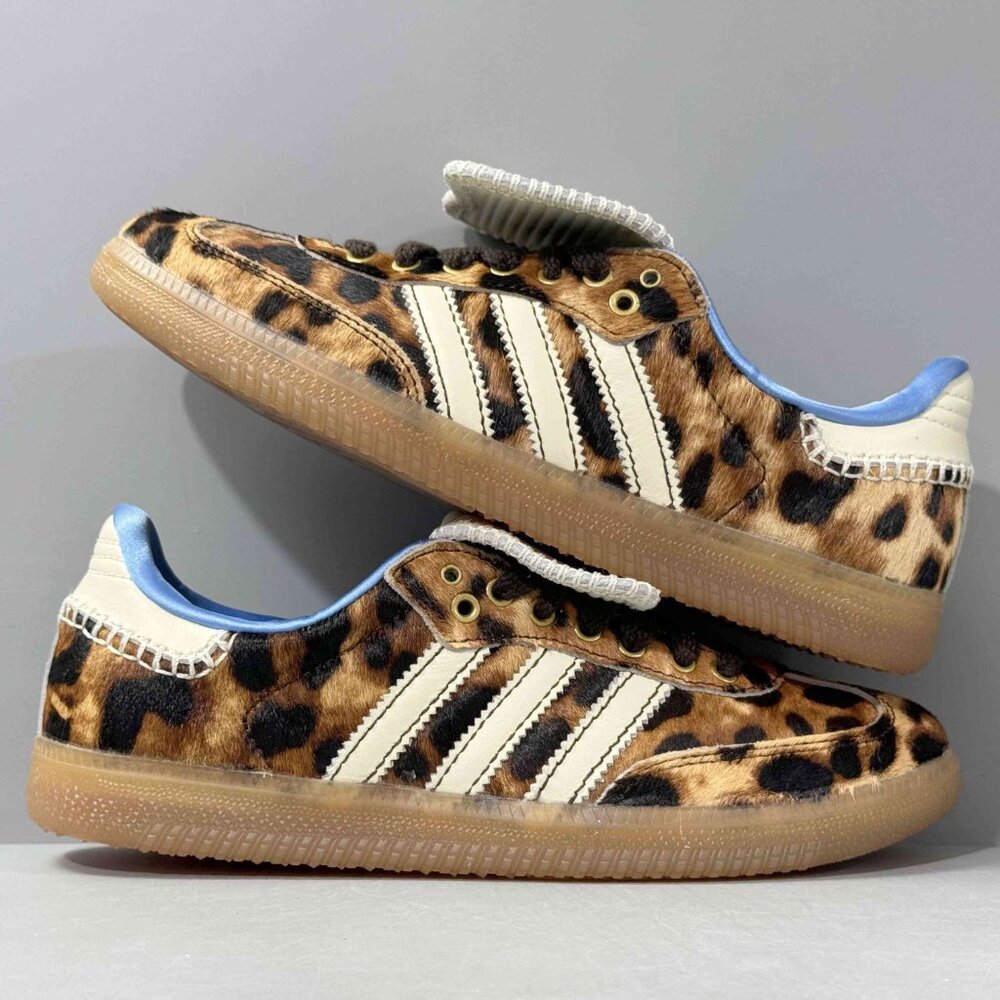 wales bonner x Samba Og women shoes leopard print